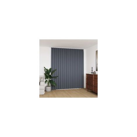 Verdunkelungsvorhang mit Haken, grau, 290 x 245 cm - Crezuo