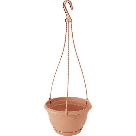 Macetero colgante AGRO 1,2L., dimensiones (mm) 180x180x115, color Terracota (1/5)