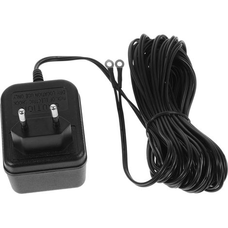 Transformateur de sonnette de porte clignotant - Adaptateur de sonnette vidéo avec long câble d'alimentation - Alimentation stable pour un usage domestique - Norme européenne (1/5)