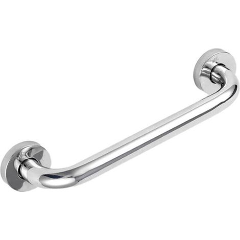 Barre d'Appui Murale en Inox pour Salle de Bain, Sécurité pour Handicapés et Personnes Âgées (30 cm)