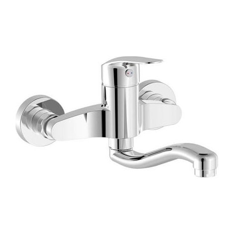 TRES 21632030 COCINA BASIC Grifo Monomando Mural - ref: 21632030 (1/2)
