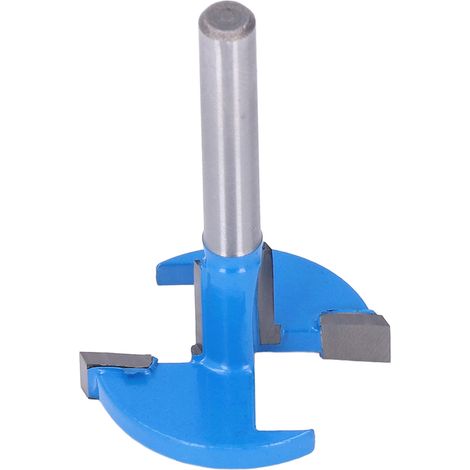 Fraise à queue ronde T Track 1/4 pouce, outil de rainurage pour bois, coupeur à défoncer, lame à rainer, accessoire menuiserie (1/5)
