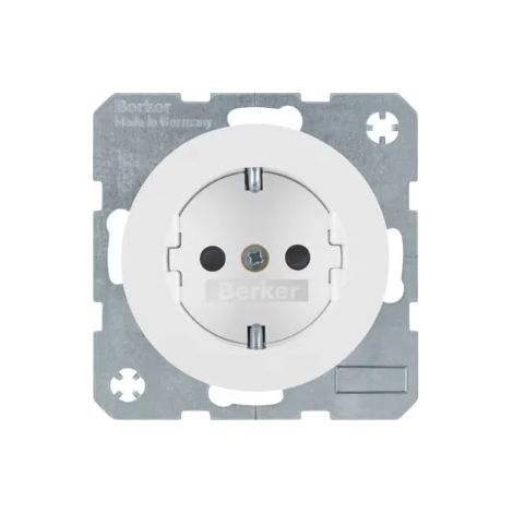 Berker SCHUKO-Steckdose pows/gl 47232089 (1/2)