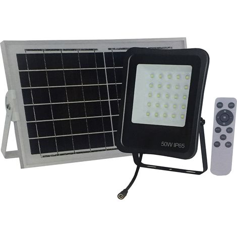 PROYECTOR LED SOLAR 50W 6500K