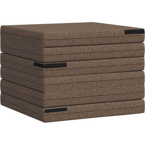 Maison Exclusive - Divano Letto Pieghevole 70 x 67 x 48 cm Tortora (1/5)