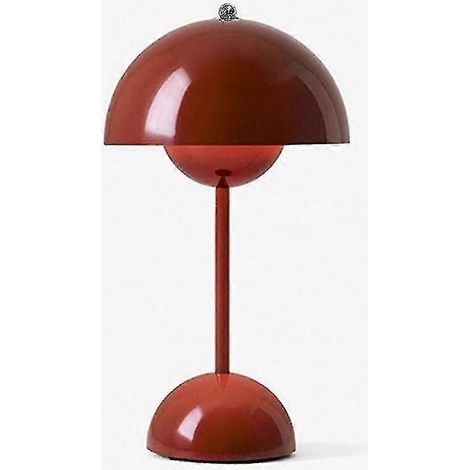 Veilleuse champignon nordique - Lampe de table LED en forme de bouton de fleur, lampe de chevet USB pour chambre nuptiale, bureau, chambre à coucher - Décoration moderne et épurée ZY (1/5)