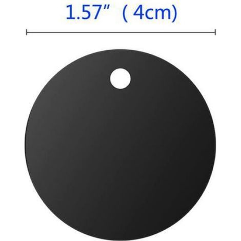 Plaque Métallique - Pour Support Magnétique Téléphone - Compatible Tous Smartphones - 360° Rotation - 1 Pièce (1/5)