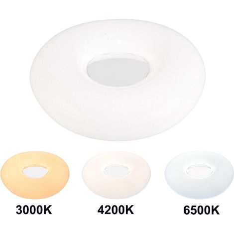 PLAFON LED SUPEFICIE 60W CAMBIO DE TONO E INTENSIDAD CONTROL REMOTO