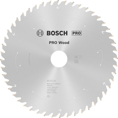 Lame de scie circulaire Standard for Wood Bosch Professional 210 x 30 x 1,7 mm 48 dents ( 2608837714 ) (1/4)