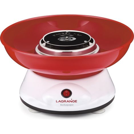 Lagrange Barbapapa 379003 macchina per zucchero filato rossa e bianca (1/4)