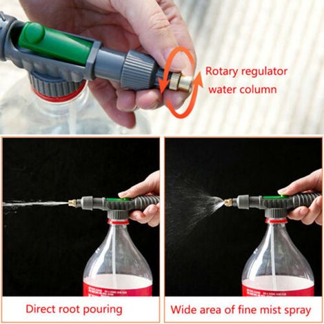 Pulvérisateur Manuel À Pression - Tête De Pulvérisation Pour Bouteille - Pour Arrosage De Jardin Et Nettoyage - 2 Pièces (1/5)