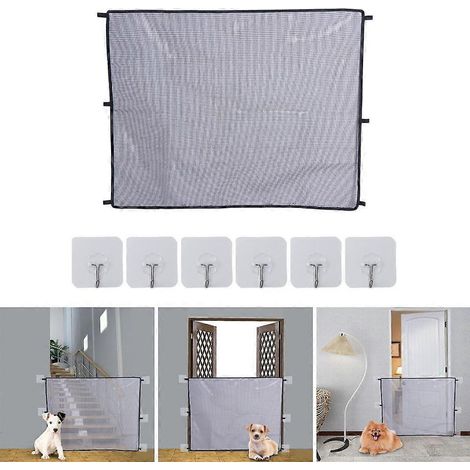Clôture pliable pour animaux de compagnie (chiens) - Gain de place pour chambre et salle à manger (1/4)