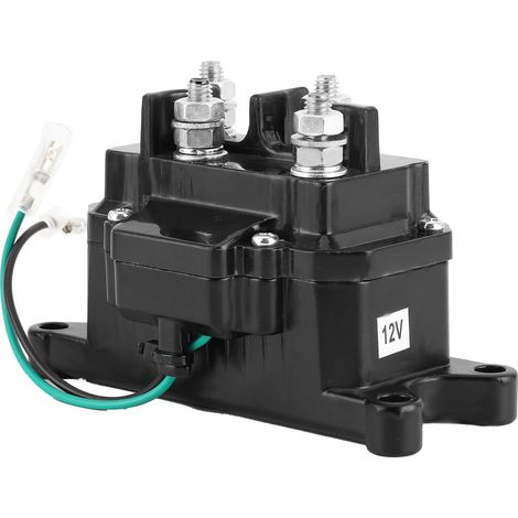 Contacteur Solénoïde Relais 12V 250A pour Treuil Quad SSV 63070 62135 74900 Compatible KFI ST17 S2000 A2500 A3000 (1/5)