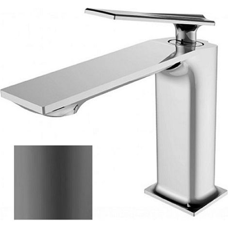 Robinet de lavabo bas en graphite Aspira II Besco (1/2)