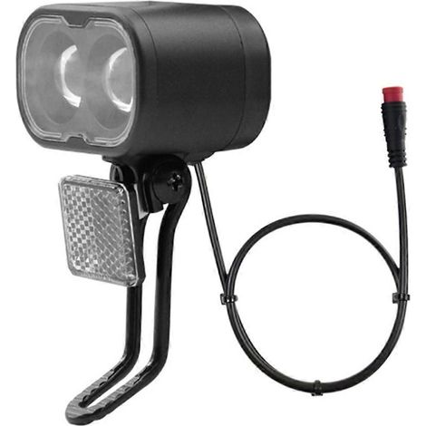 12-48V Lithium-Batterie-Fahrradscheinwerfer mit wasserdichtem Stecker ()