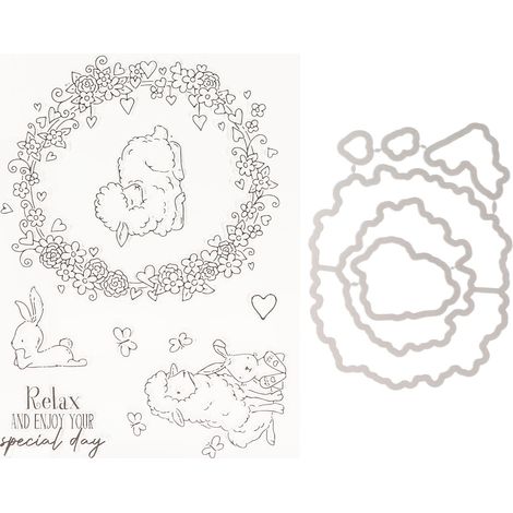 Tampons DIY Recyclables pour Album - Kit Créatif de Scrapbooking et Cartes (1/5)