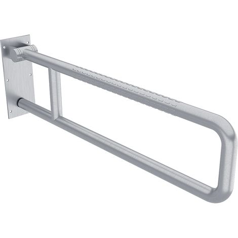 Main courante pliante pour personnes handicapées 800 mm, acier inoxydable Nimco (1/5)