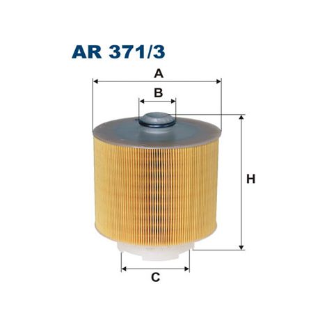 Filtro de aire AR371/3 filtron