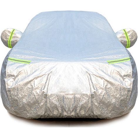 TAISHENGDA-Bâche Voiture Exterieur SUV, Housse de Protection Voiture étanche Universelle Anti Grele Anti UV avec Fermeture éclair, 450 x175 x 150cm(3M) (1/5)