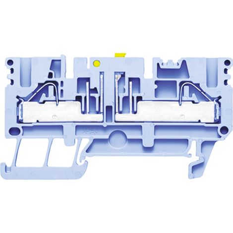 Bloc de jonction sectionnable Weidmuller P, 0.5  6mm², Enfichable, Bleu ( Prix pour Paquet de 5 )