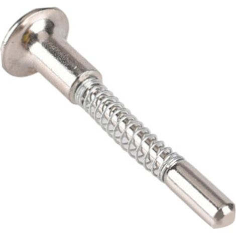Verrou à ressort, verrou de porte, ferrure pour fenêtre de meuble, goupille de piston en acier, 6,1 cm x 1,6 cm (1/4)