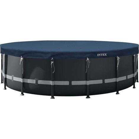 Intex Telo per Copertura Piscina Rotonda D488 cm Blu (1/2)