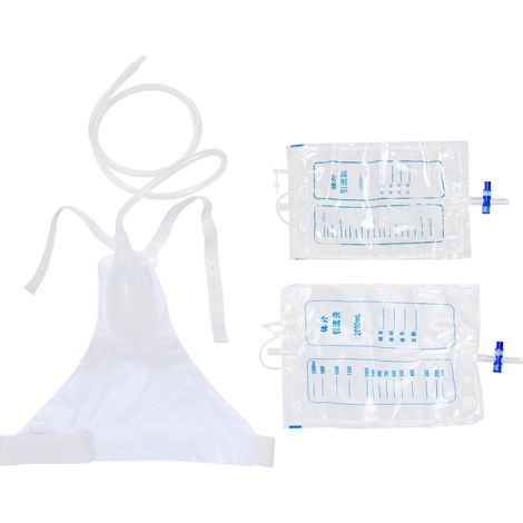 Collecteur d'Urine Silicone pour Femmes Âgées, Poche de Drainage Urinaire Portable (1/5)