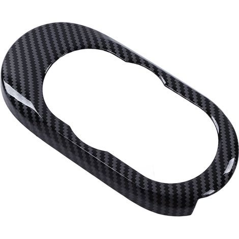 Cubierta de botones multimedia estilo fibra de carbono para BMW F55 F56 F57 Sedán 2014-2021 (1/5)