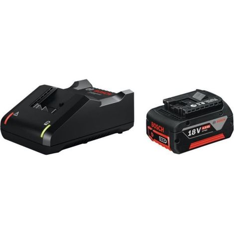 Set batterie Bosch Professional GBA 18V 4,0Ah + Chargeur GAL 18V-40 (1/2)