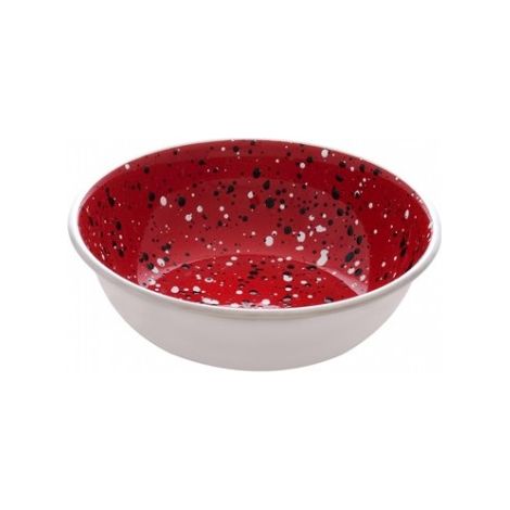 Dogit Comedero AceroInox, Red Speckle, 350ml