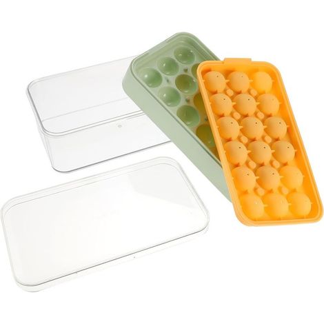Moule à Glaçons en Silicone Design Empilable, Bac Grosse Capacité pour (1/5)