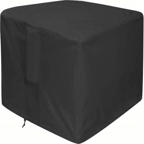 Housse de Protection pour brasero 420D Housse pour Foyer Carré D'extérieur Couverture 767663cm (1/4)