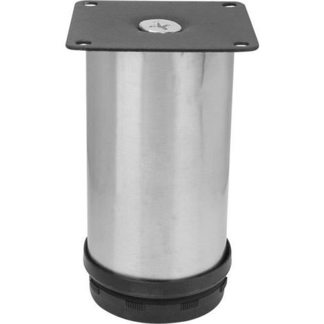 Pieds De Meuble - Acier Inoxydable - Réglables - 50 X 100 Mm - Pour Meubles Modernes - Lot De 4 (1/4)