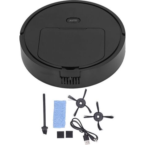 Saugroboter, Wischmopp, Bodenreinigung, Staubabsaugung, 3-in-1, USB-Ladefunktion, 40 dB leise, intelligenter Haushaltsroboter