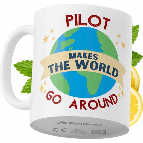 Tazza da caffè/tè divertente e umoristica per un pilota, con grafica e testo divertenti. Tazza ideale per compleanni, onomastici e festività. Tazza premium per occasioni speciali, per casa, ufficio, l