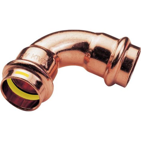 90° Ff Kupfer Gas Fitting zum Crimpen 12