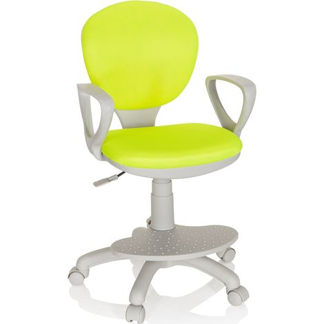 Chaise pour enfant / Chaise de bureau pour enfant KID COLOUR G1 Tissu Vert hjh OFFICE