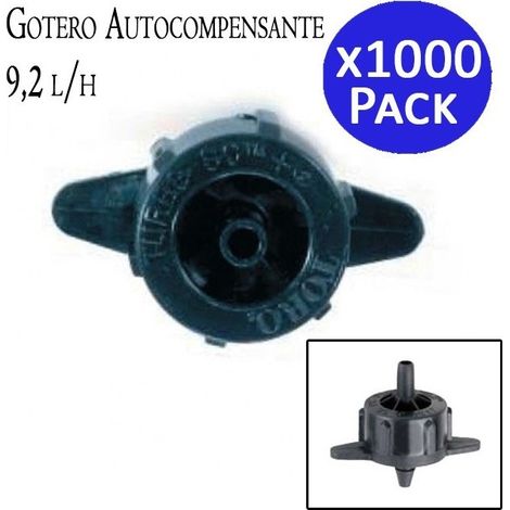 Set di 1000 Gocciolatori Autocompensanti 9 L/o  Euro Plus Toro  Labirinto Ampio, Autopulente e Smontabile per Irrigazione
