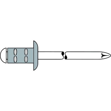 Gesipa 1432059 Blindniete (Ø x L) 4 mm x 17 mm Edelstahl Aluminium 50 St. (1/4)