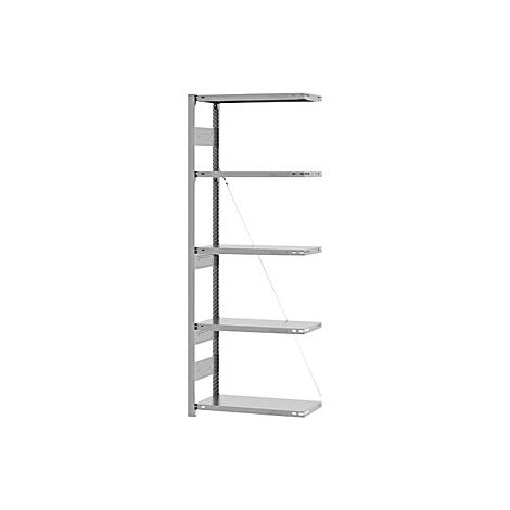 Estantería ensamblable de almacén galvanizada construcción