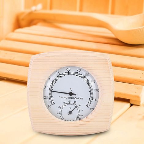 Coffret de bain pour sauna, tonneau en bois, cuillère, lampe antidéflagrante, sablier, hygrothermographe, huile essentielle (1/5)