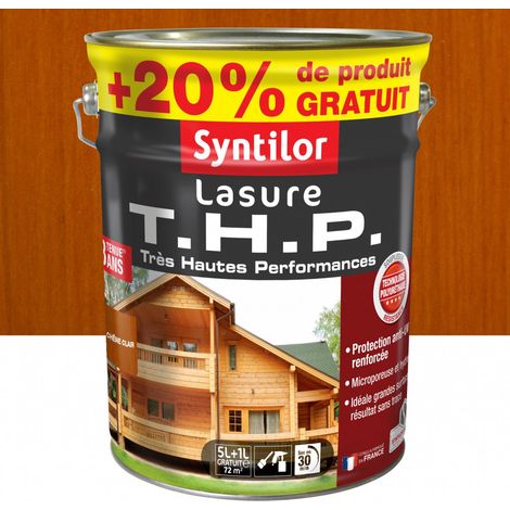 SYNTILOR Lasure SYNTILOR Thp +20% 8 ans chêne clair satiné 6 l (1/5)
