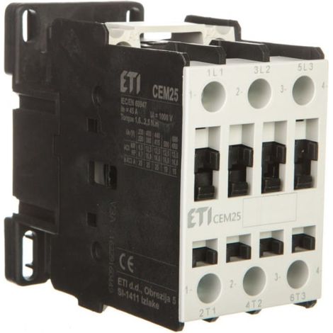 Contattore di potenza 45A 24V AC CEM25.00-24V-50/60Hz 004645100
