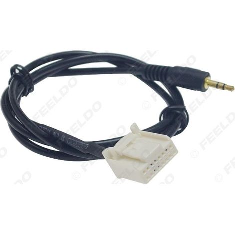 Compatible avec le câble d'entrée audio 3,5 mm des autoradios CD Subaru Forester et la prise adaptateur pour câble AUX. (1/5)