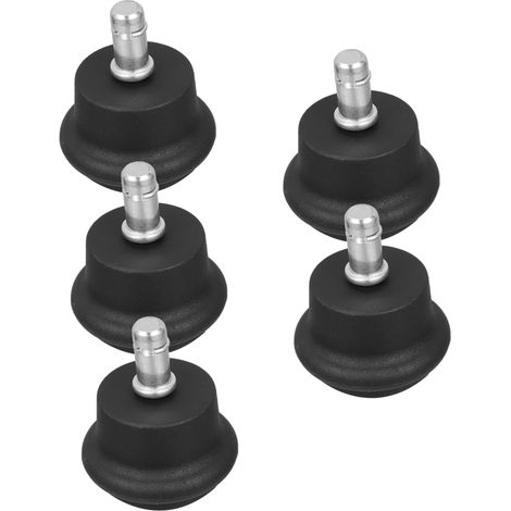 de 5 roulettes fixes patins et embouts pour pieds de chaise (1/5)