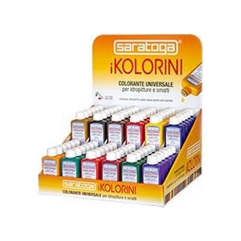 Colorante per Idropitture e Smalti iKOLORINI 40 ml SARATOGA Nero (1/3)