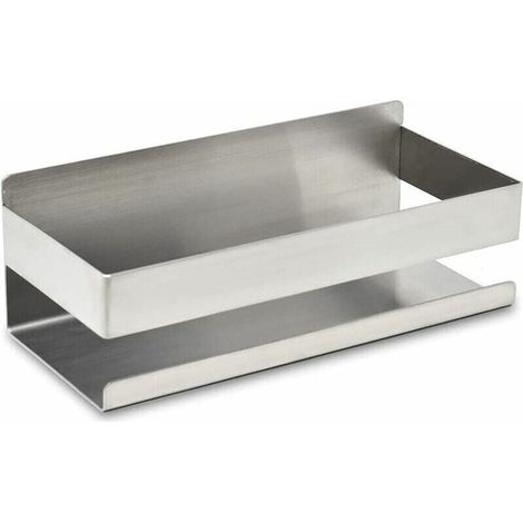 Etagere salle de bain pour shampoing et gel douche Rangement douche chromé Etagere douche sans perçage Support douche à ventouse Porte savon douche argenté (1/5)