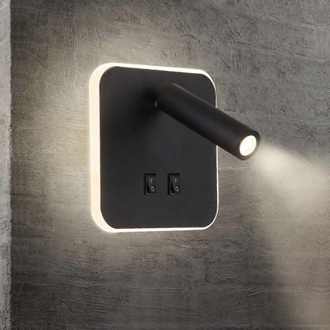 Lampe de chevet, applique murale, spot, lampe de lecture 3000K (1/5)