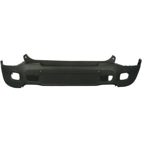 Spoiler de pare-choc arrière noir avec trous radars Limited Jeep Renegade phase 1 2014-2018