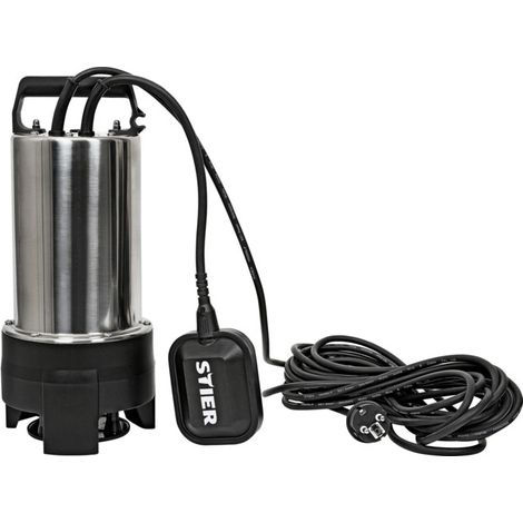 Pompe immergée pour eaux usées STIER, acier inoxydable, ESTW-1100 (1/5)